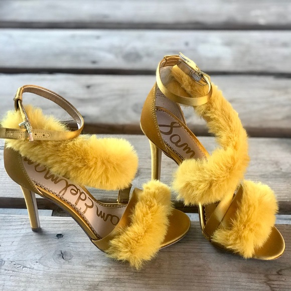 sam edelman yellow pumps